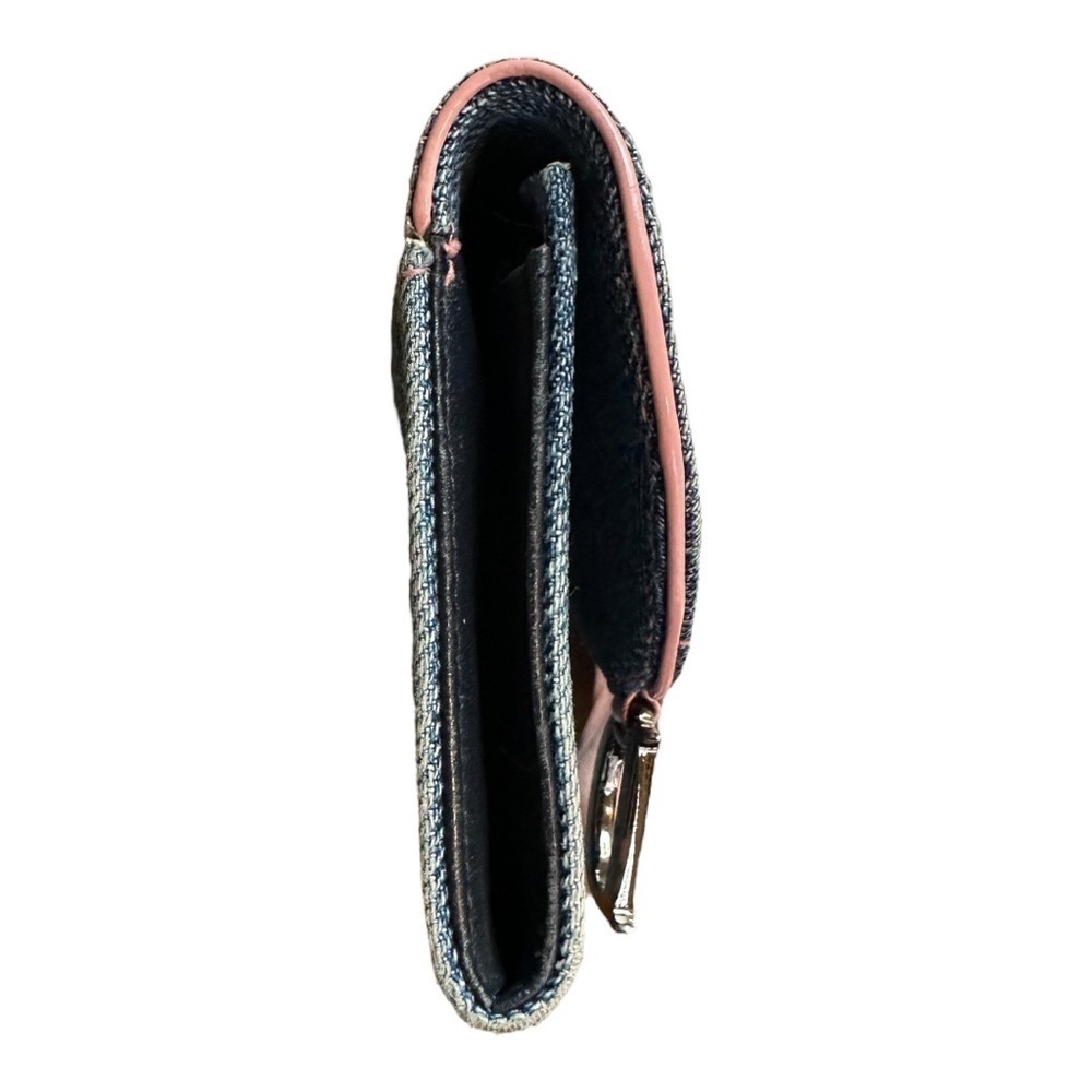 Vintage Dior Denim Long Saddle Wallet - Picture 4 of 15